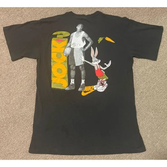Vintage 1993 Mens XL Nike Air Michael Jordan Looney Tunes Vintage 1993 Mens XL Nike Air Michael Jordan Looney Tunes